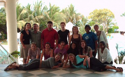Group Picture at the resort in the Costa Rican Pacific Coast
