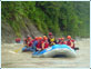 White water rafting in the Pacuare River, towards the Atlantic side of Costa Rica