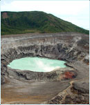 The crater of the Po�s Volcano
